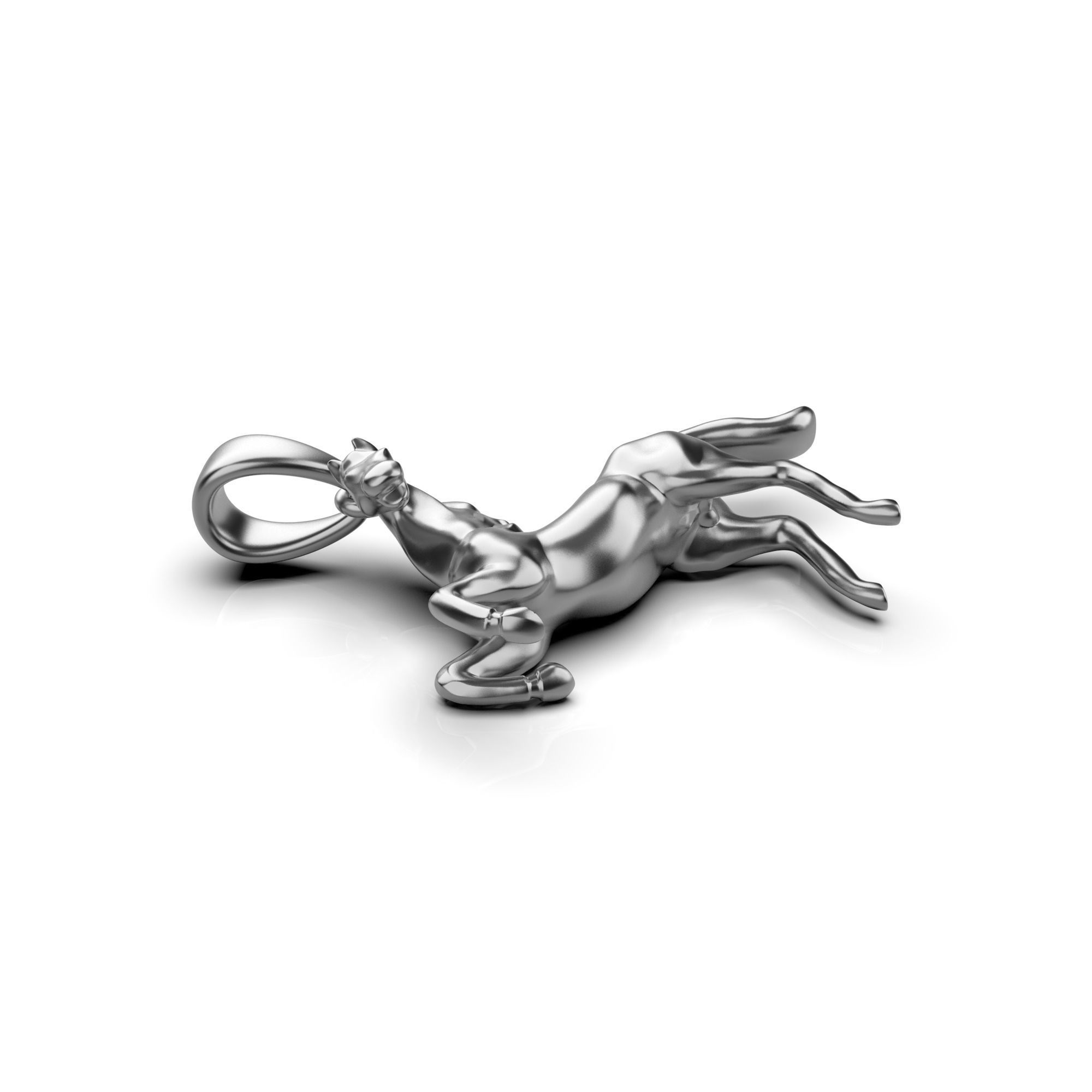 Horse pendant 3D print model_7