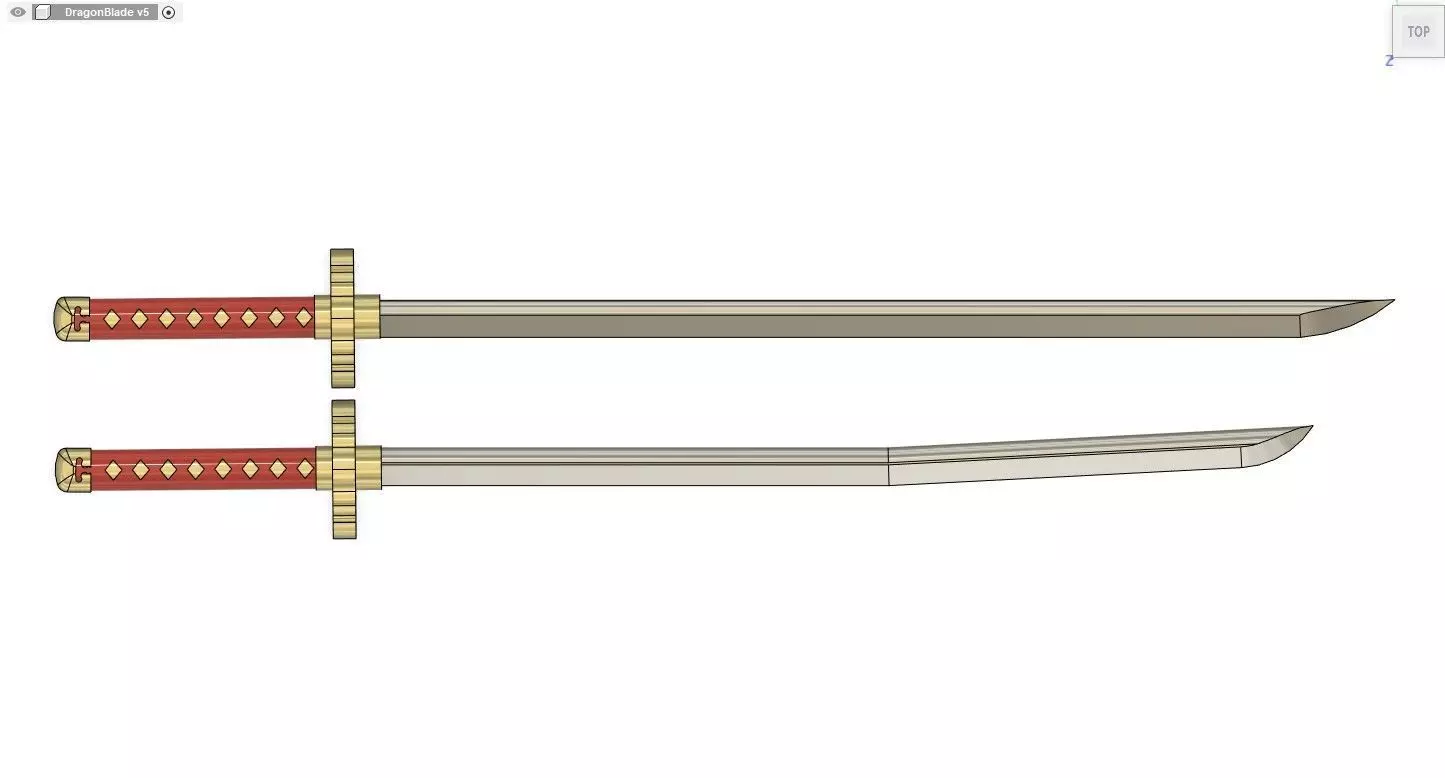 The Dragon Sword 3D print model