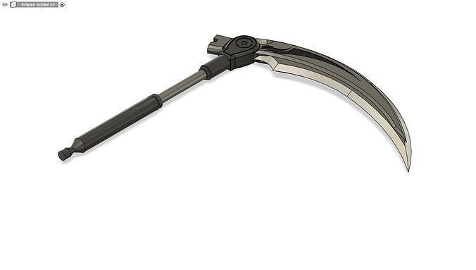 The Eclipse Scythe 3D print model