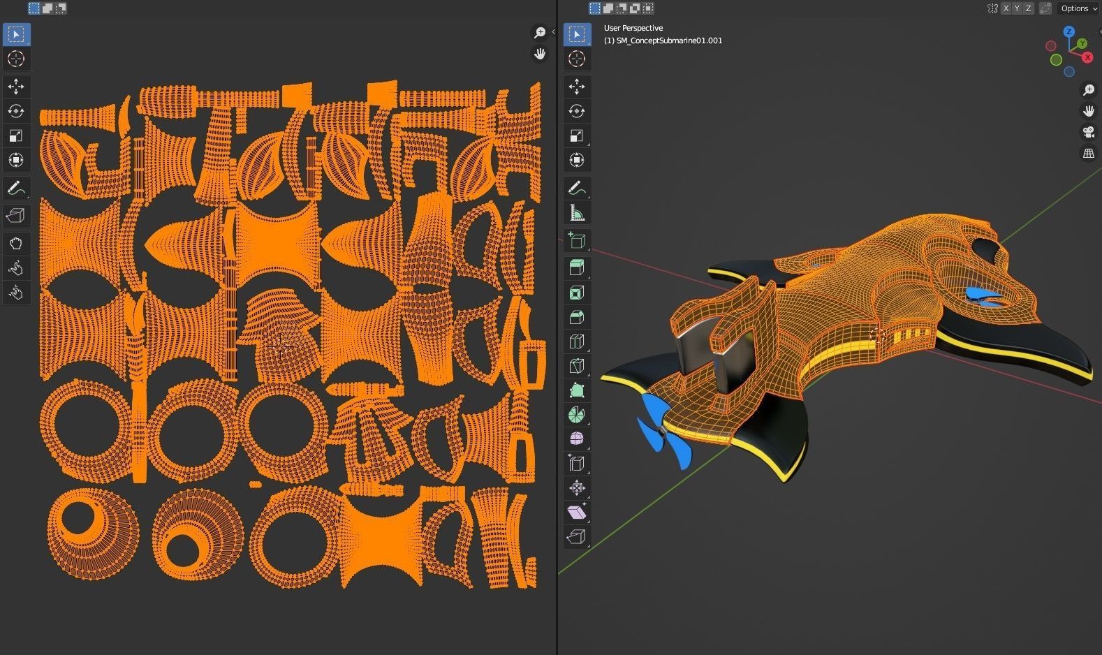 Concept Submarine 3D model_12