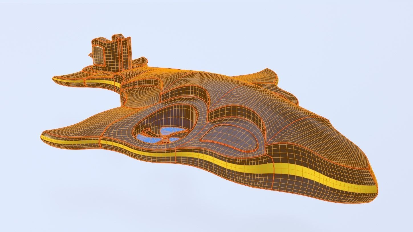 Concept Submarine 3D model_2