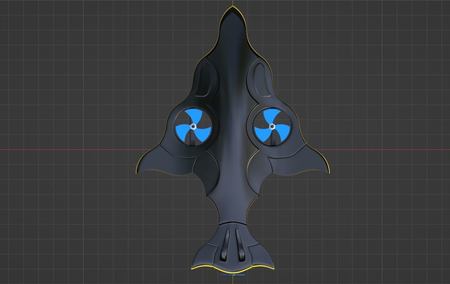 Concept Submarine 3D model_6