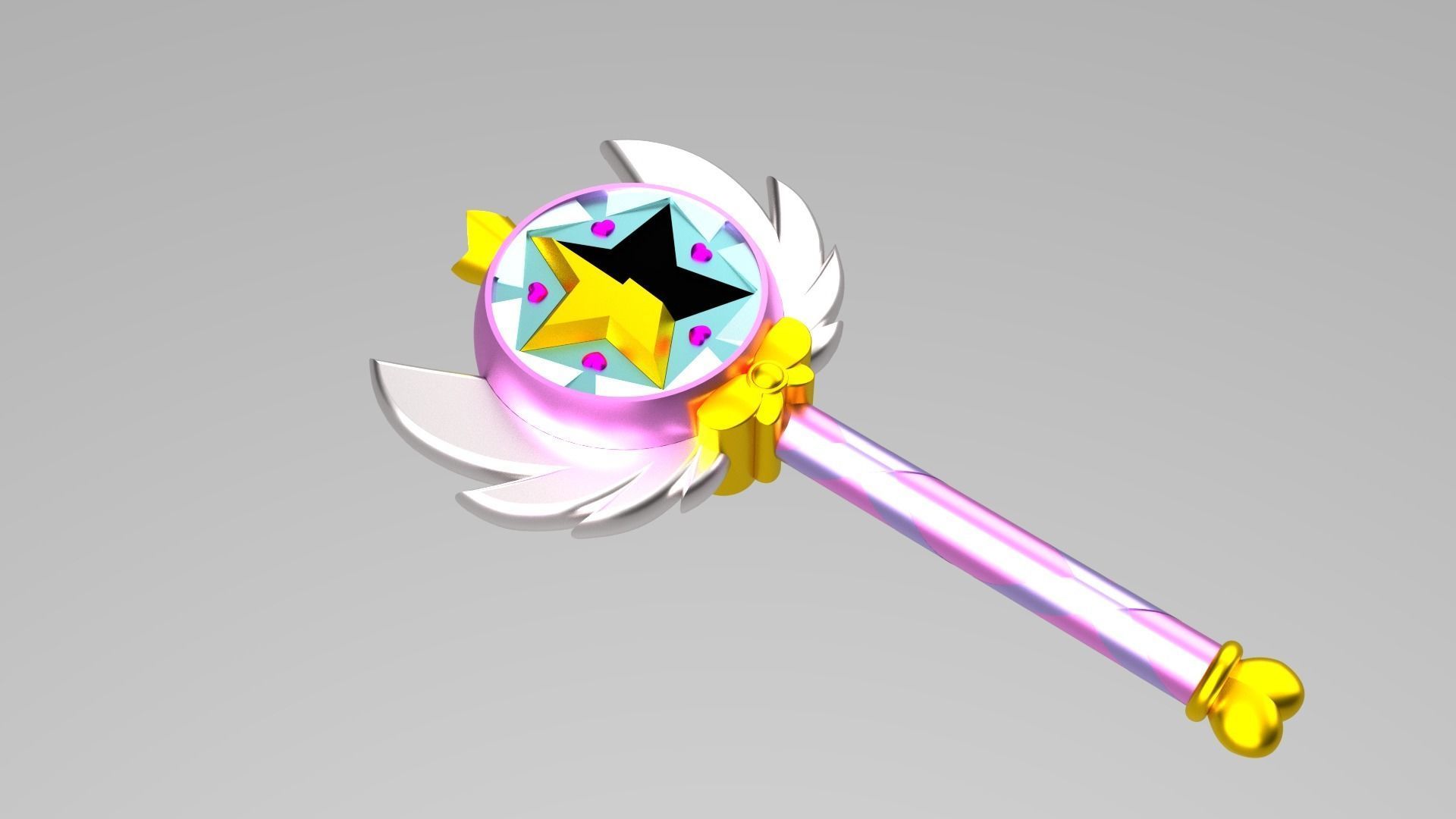 WANDS - STAR BUTTERFLY and LUDO - 3D Model Collection_19