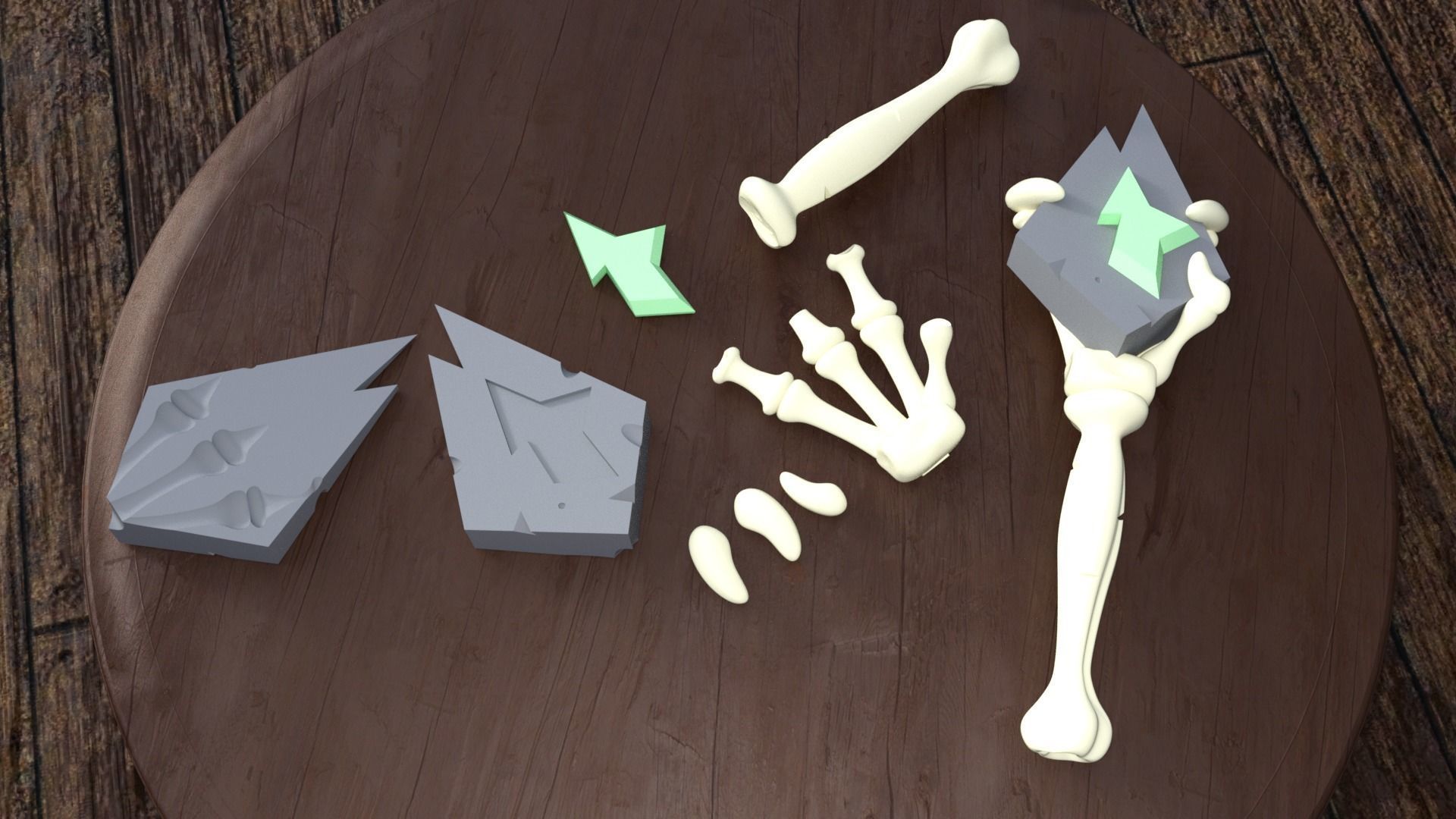 WANDS - STAR BUTTERFLY and LUDO - 3D Model Collection_8