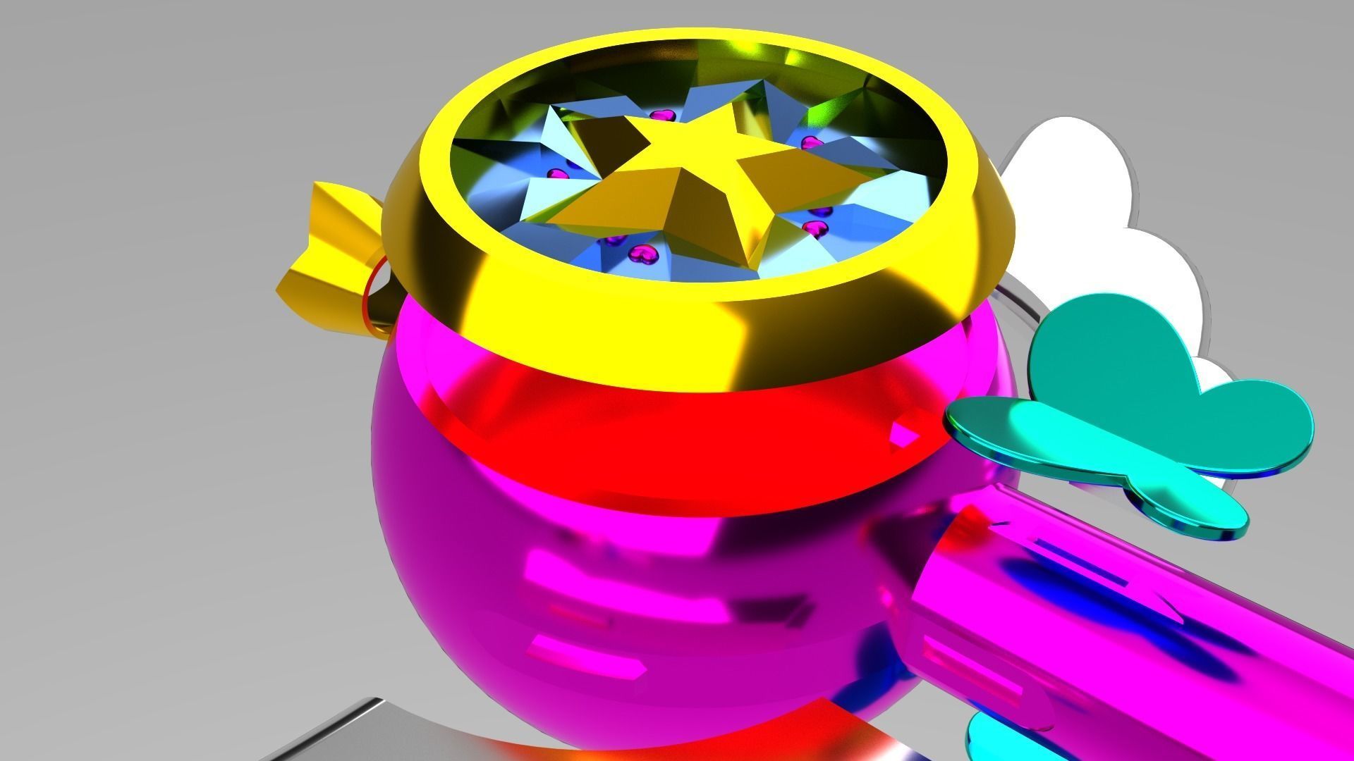 WANDS - STAR BUTTERFLY and LUDO - 3D Model Collection_12