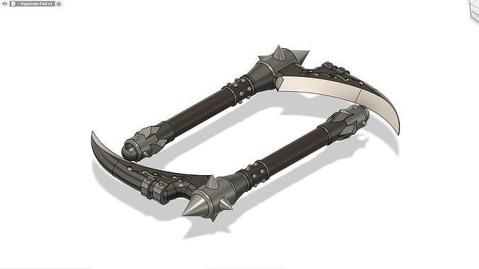 The Vigoorian Flail 3D print model
