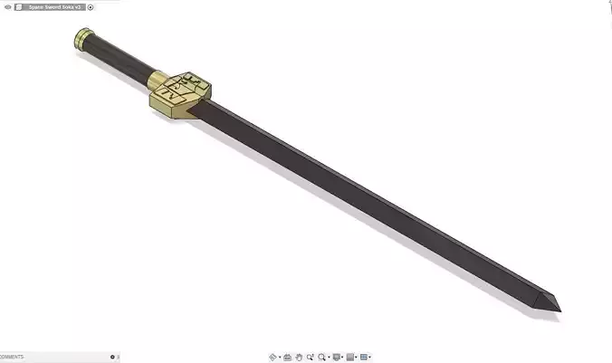 Sokkas Space Sword 3D print model