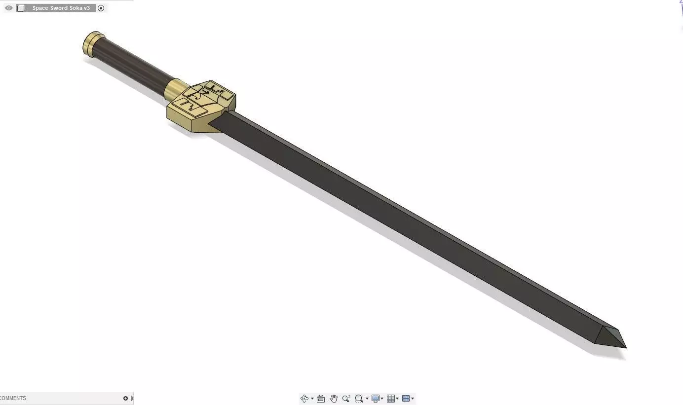 Sokkas Space Sword 3D print model_0