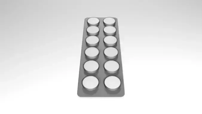 Pharmaceutical Pill 3D model