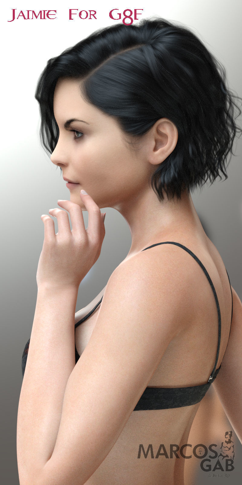 Jaimie for Genesis 8 Female 3D model_5