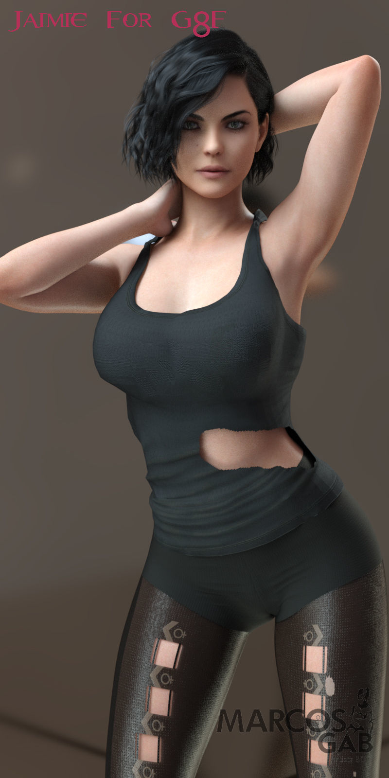 Jaimie for Genesis 8 Female 3D model_14