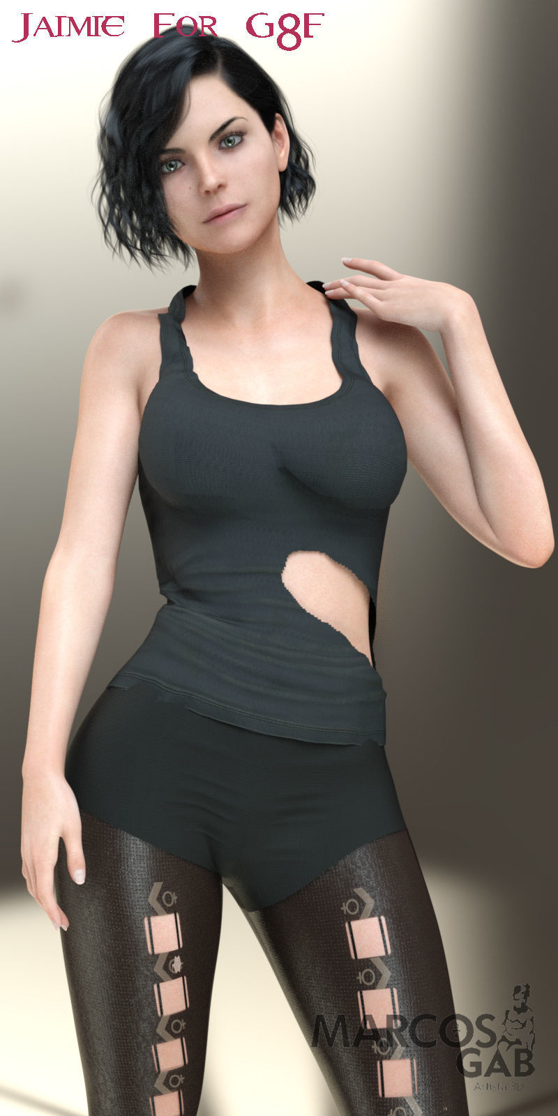 Jaimie for Genesis 8 Female 3D model_6