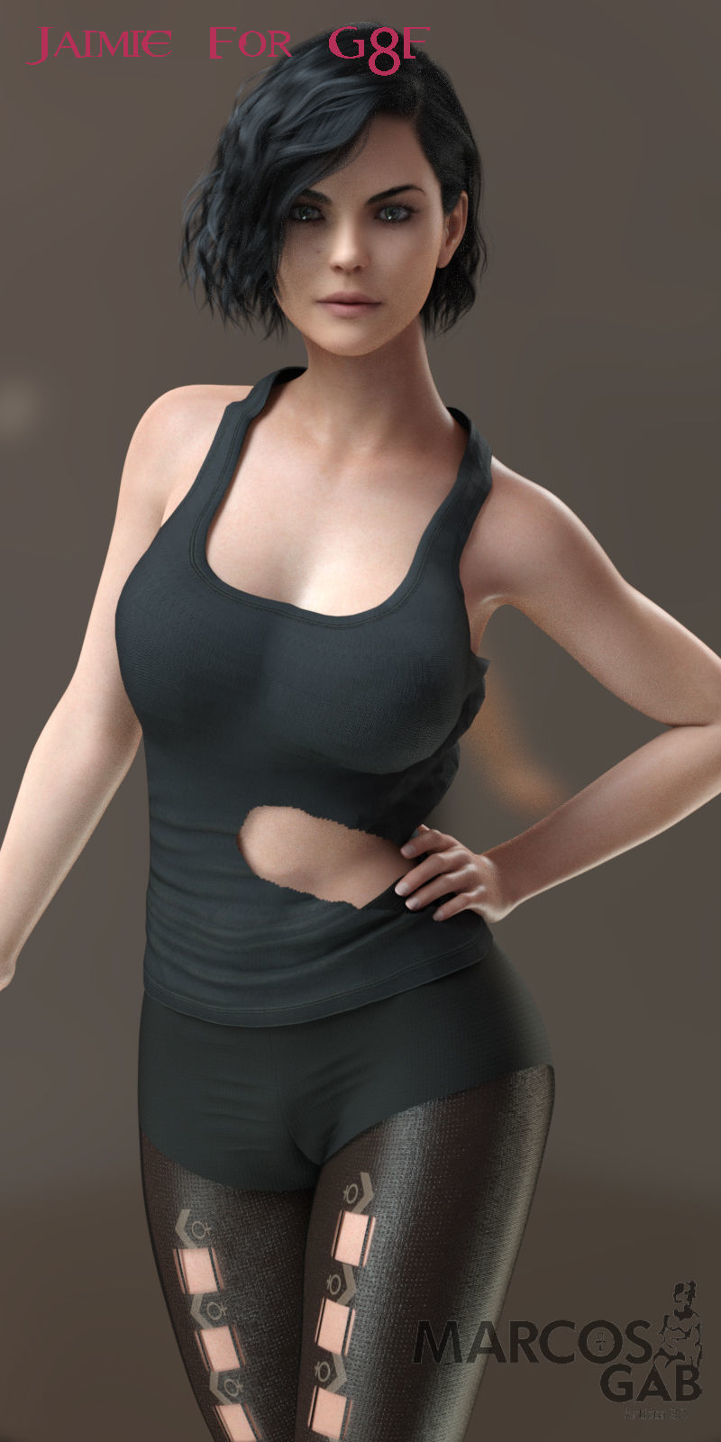 Jaimie for Genesis 8 Female 3D model_16
