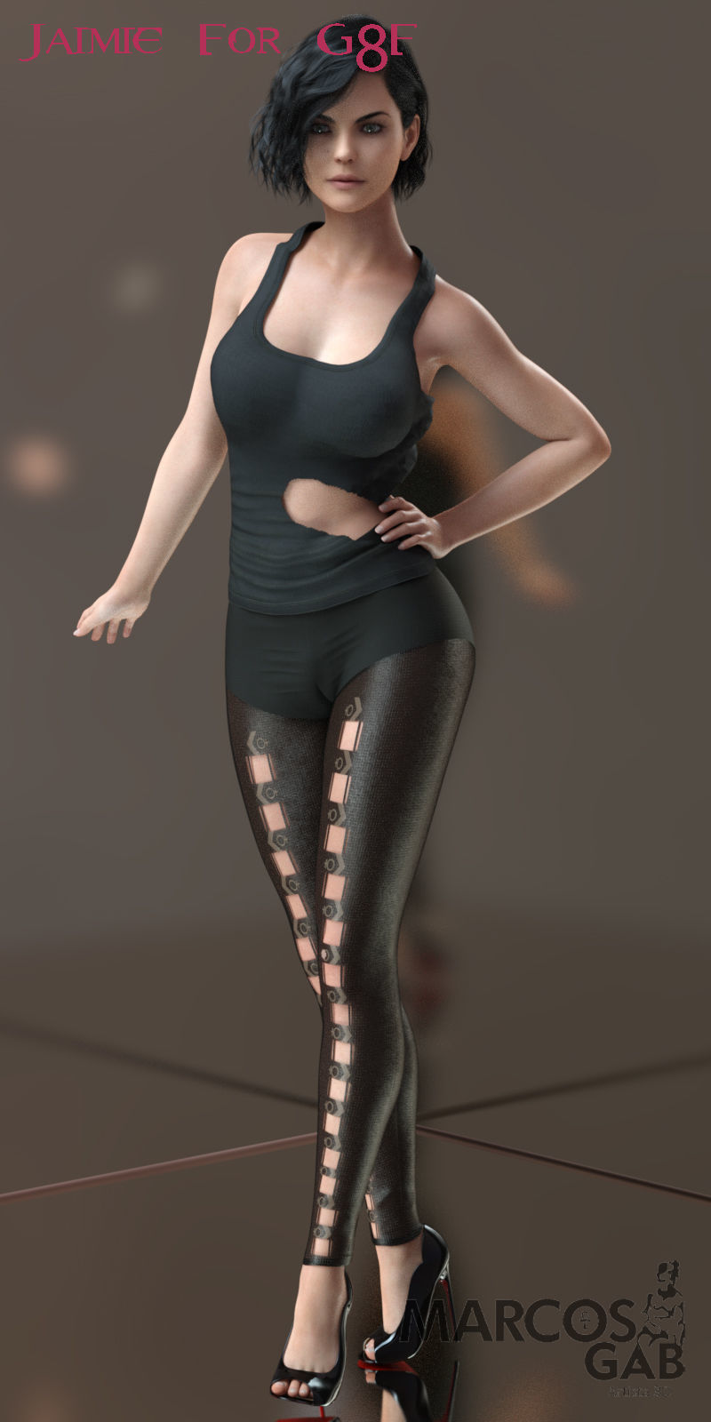 Jaimie for Genesis 8 Female 3D model_10