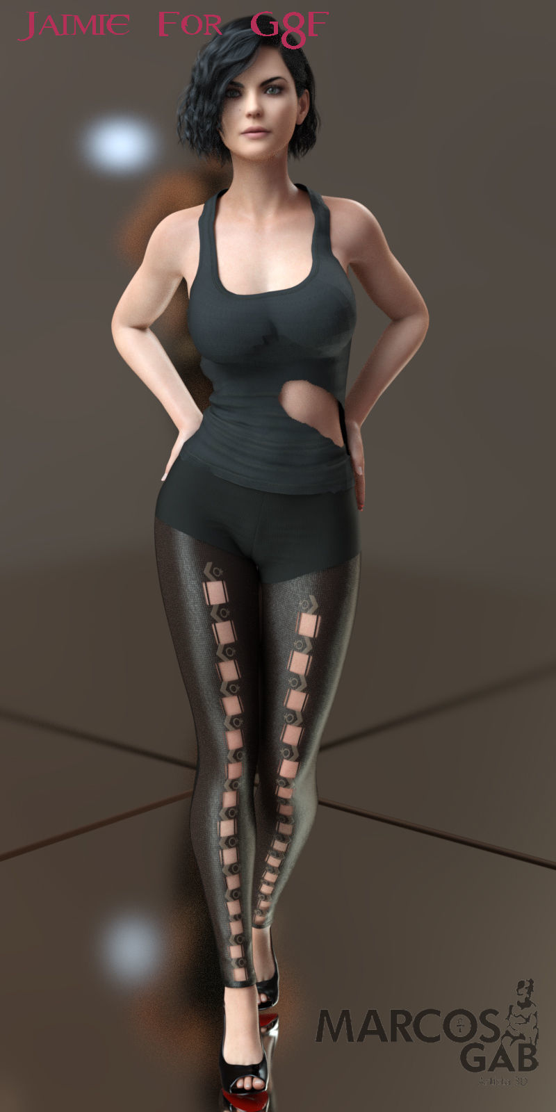 Jaimie for Genesis 8 Female 3D model_22
