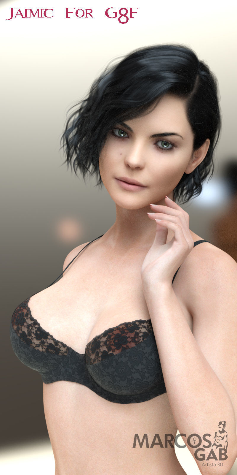 Jaimie for Genesis 8 Female 3D model_17