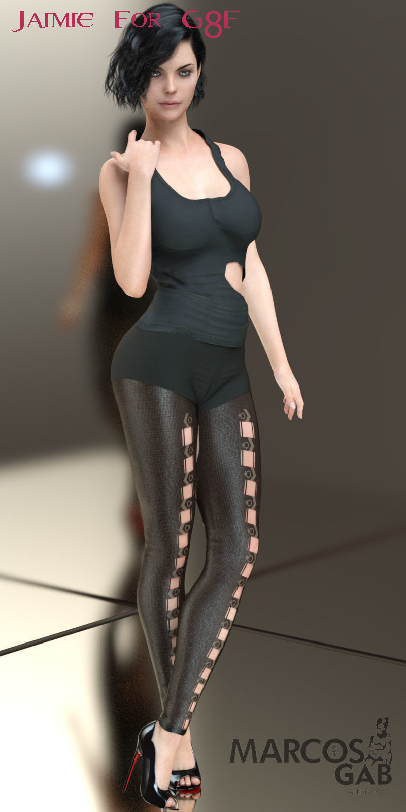 Jaimie for Genesis 8 Female 3D model_8