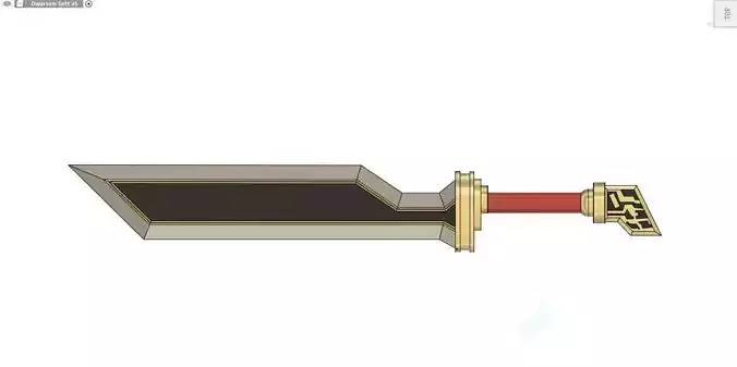 Dwarven Sword 1 3D print model