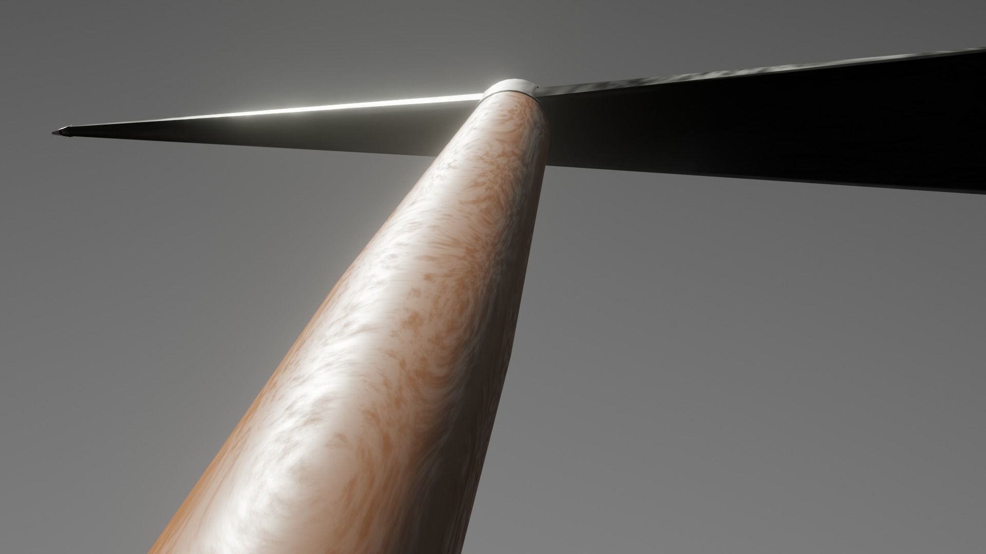 Lowpoly Pickaxe Perfect For Lowpoly Animation Or Cartoons 3D model_1