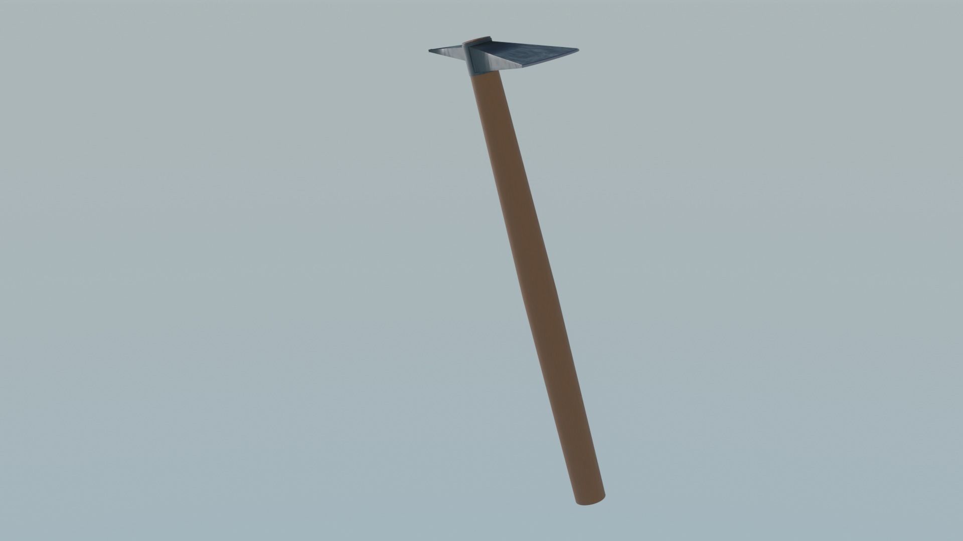 Lowpoly Pickaxe Perfect For Lowpoly Animation Or Cartoons 3D model_4