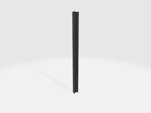 Steel Beam 3D model_0
