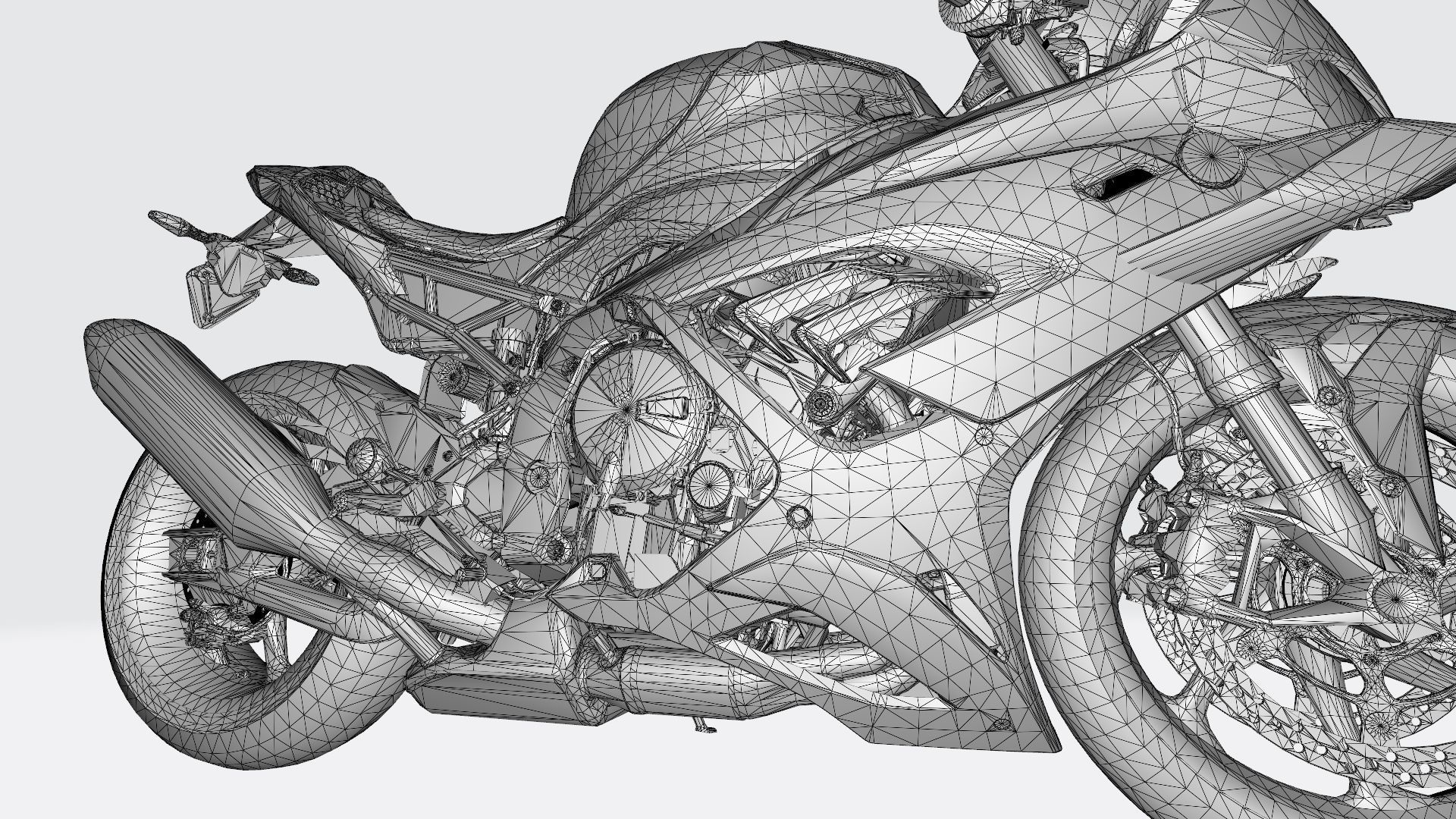 Motorcycle 1000 3D print model_5