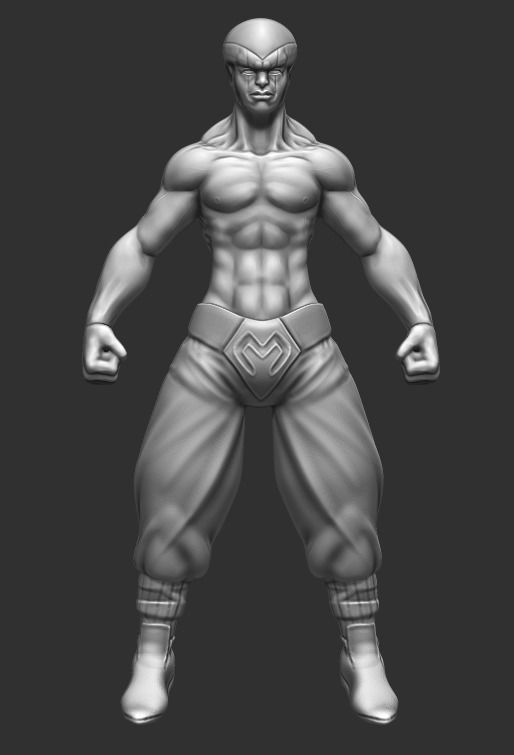 MajinFliza dragon ball character 3D print model_5