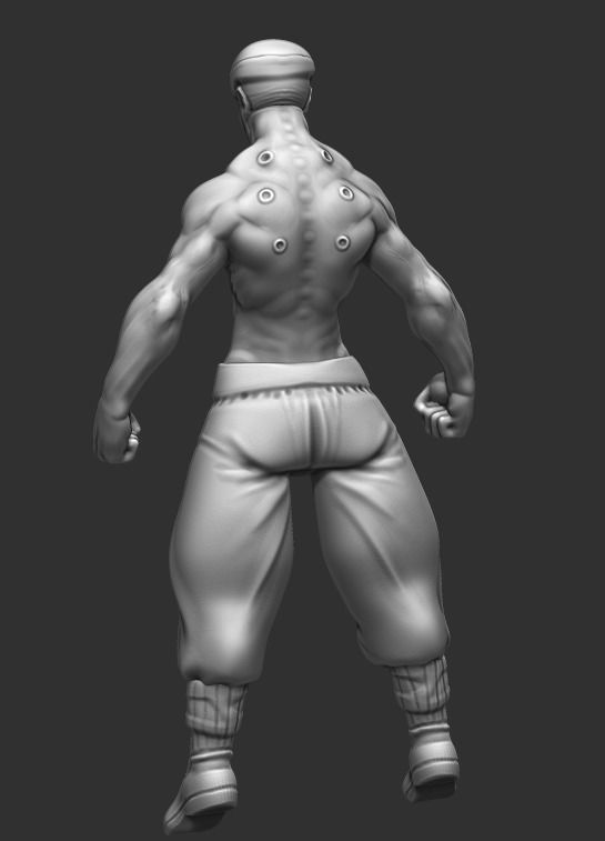 MajinFliza dragon ball character 3D print model_3