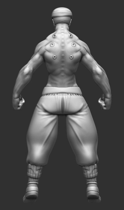 MajinFliza dragon ball character 3D print model_4