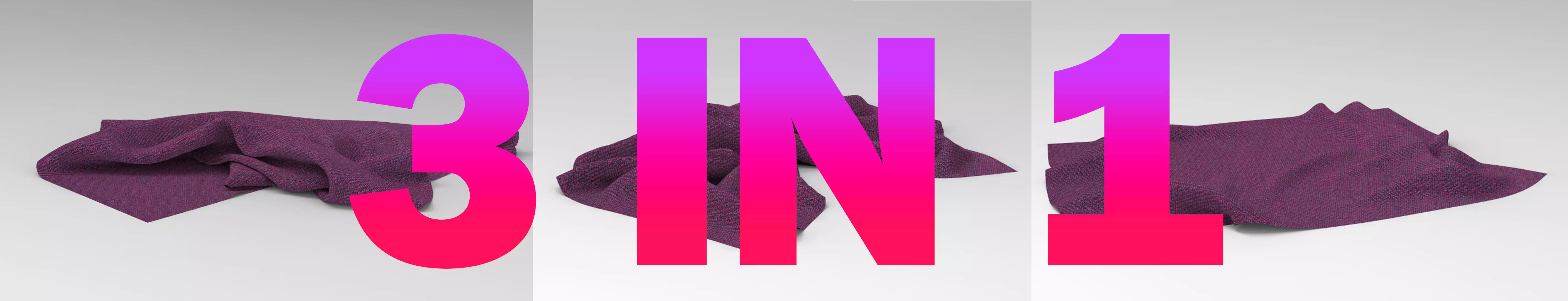 Clothing FBX 3 in 1set 33 Low-poly 3D model_0