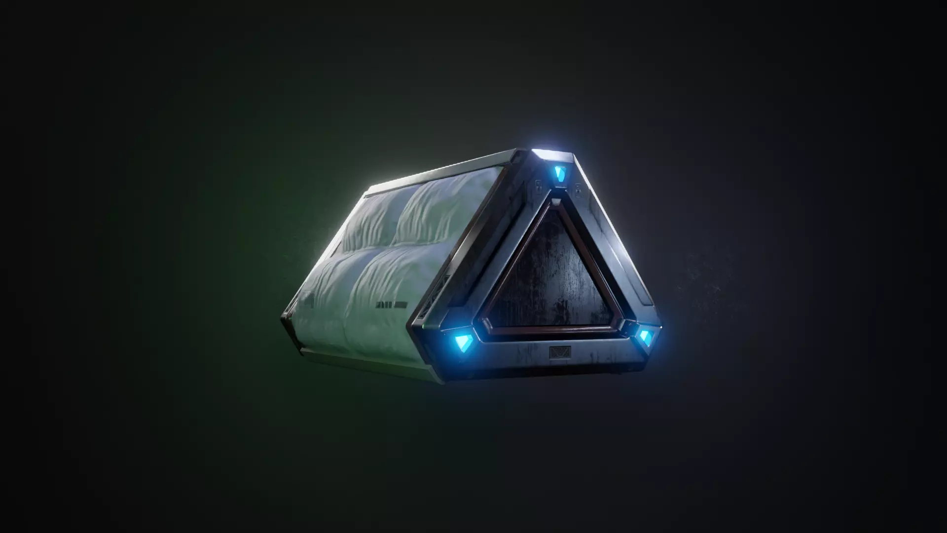 SciFi Prop Low-poly 3D model_0