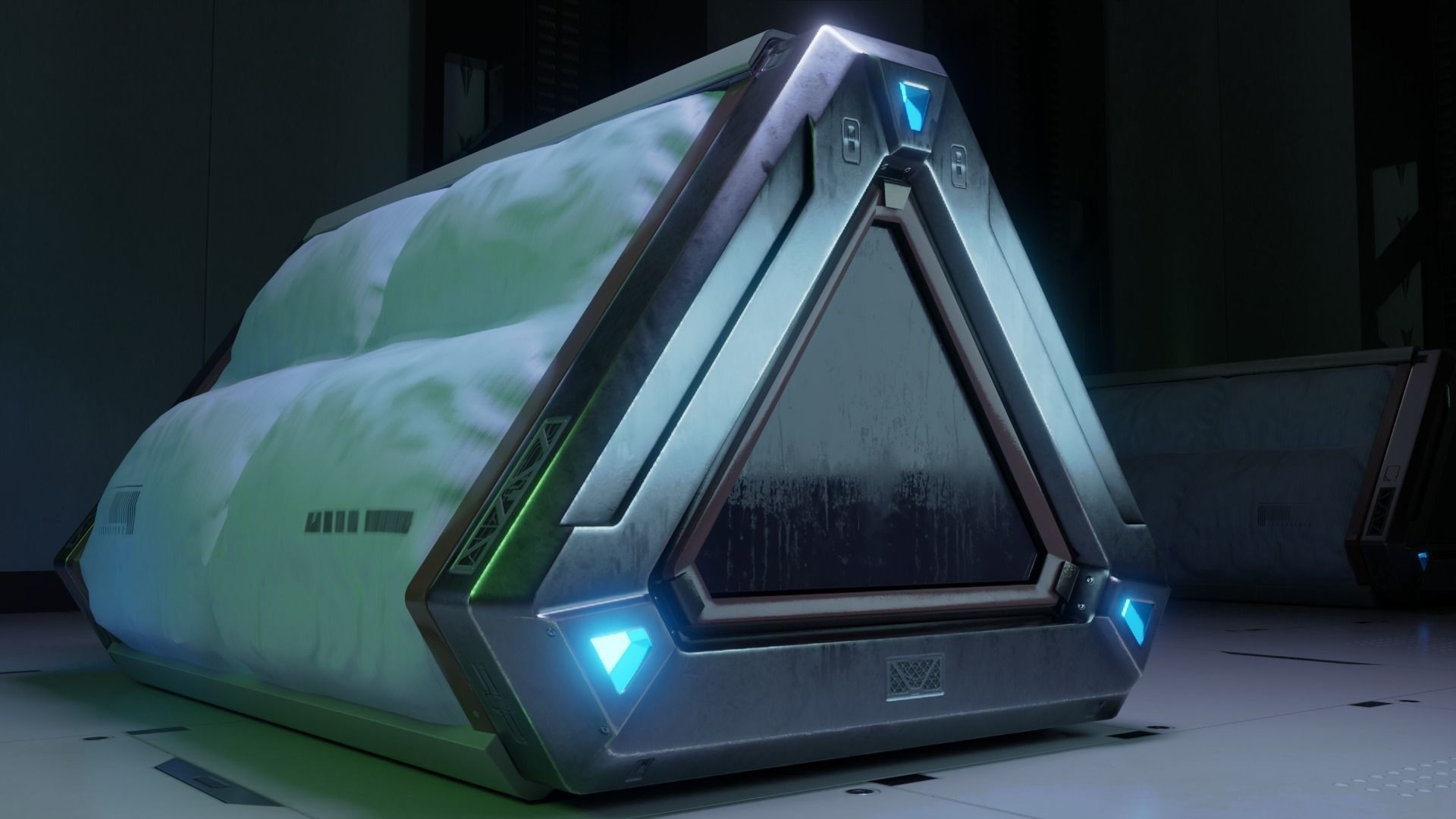 SciFi Prop Low-poly 3D model_4