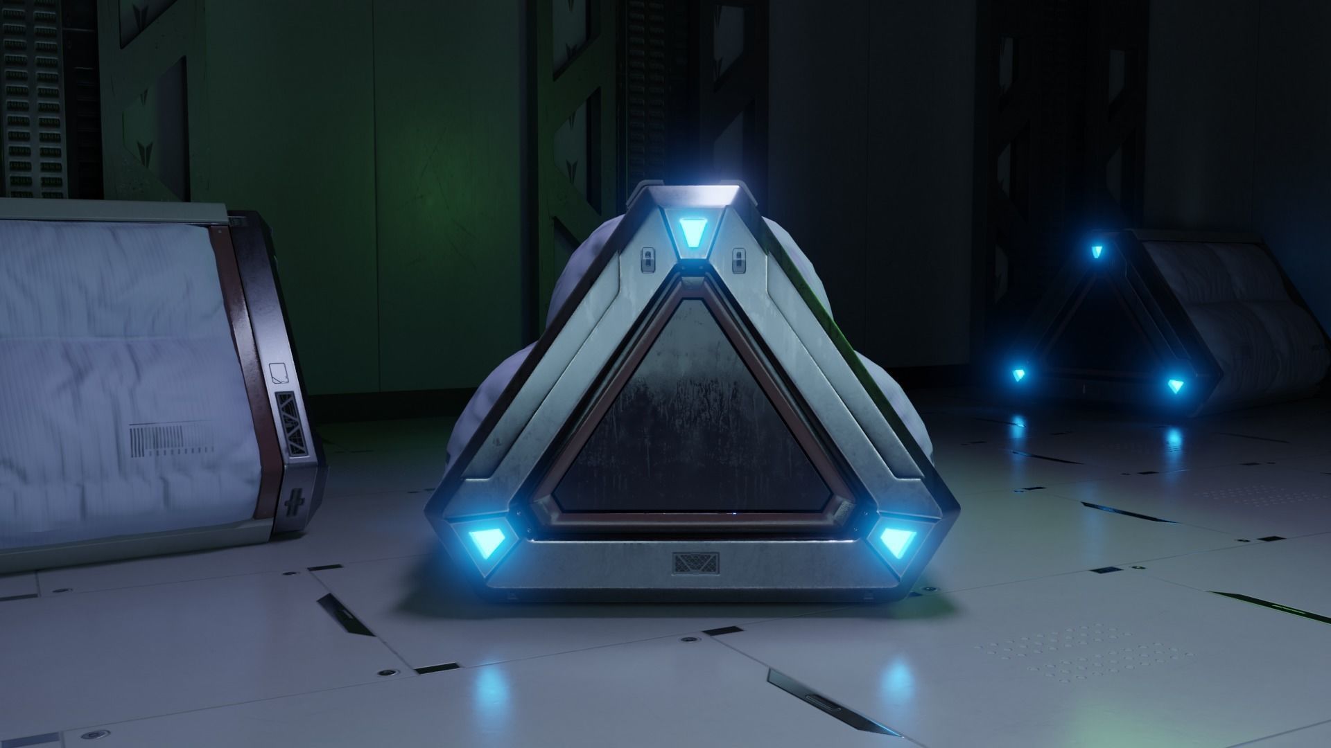 SciFi Prop Low-poly 3D model_6