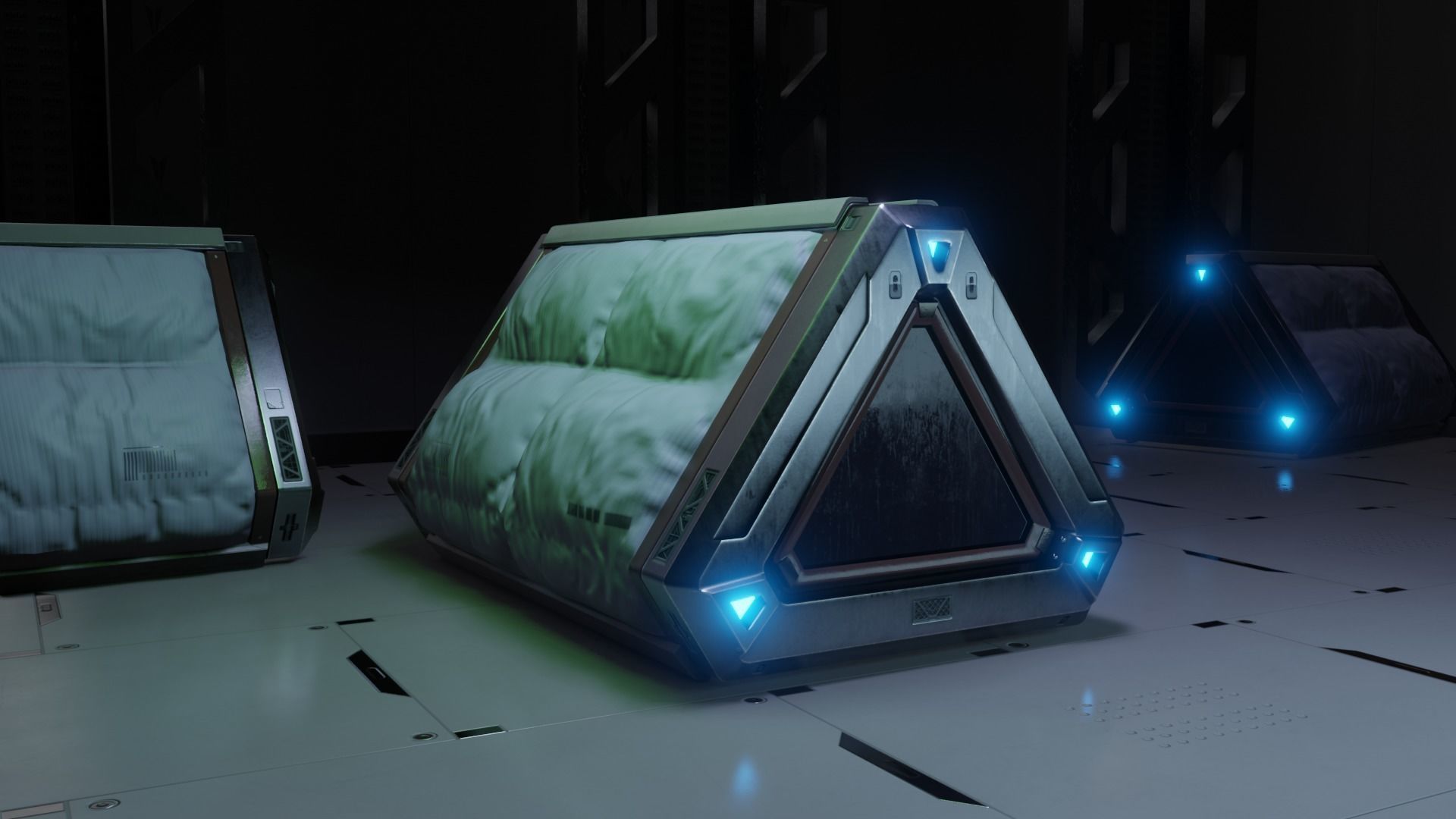 SciFi Prop Low-poly 3D model_7