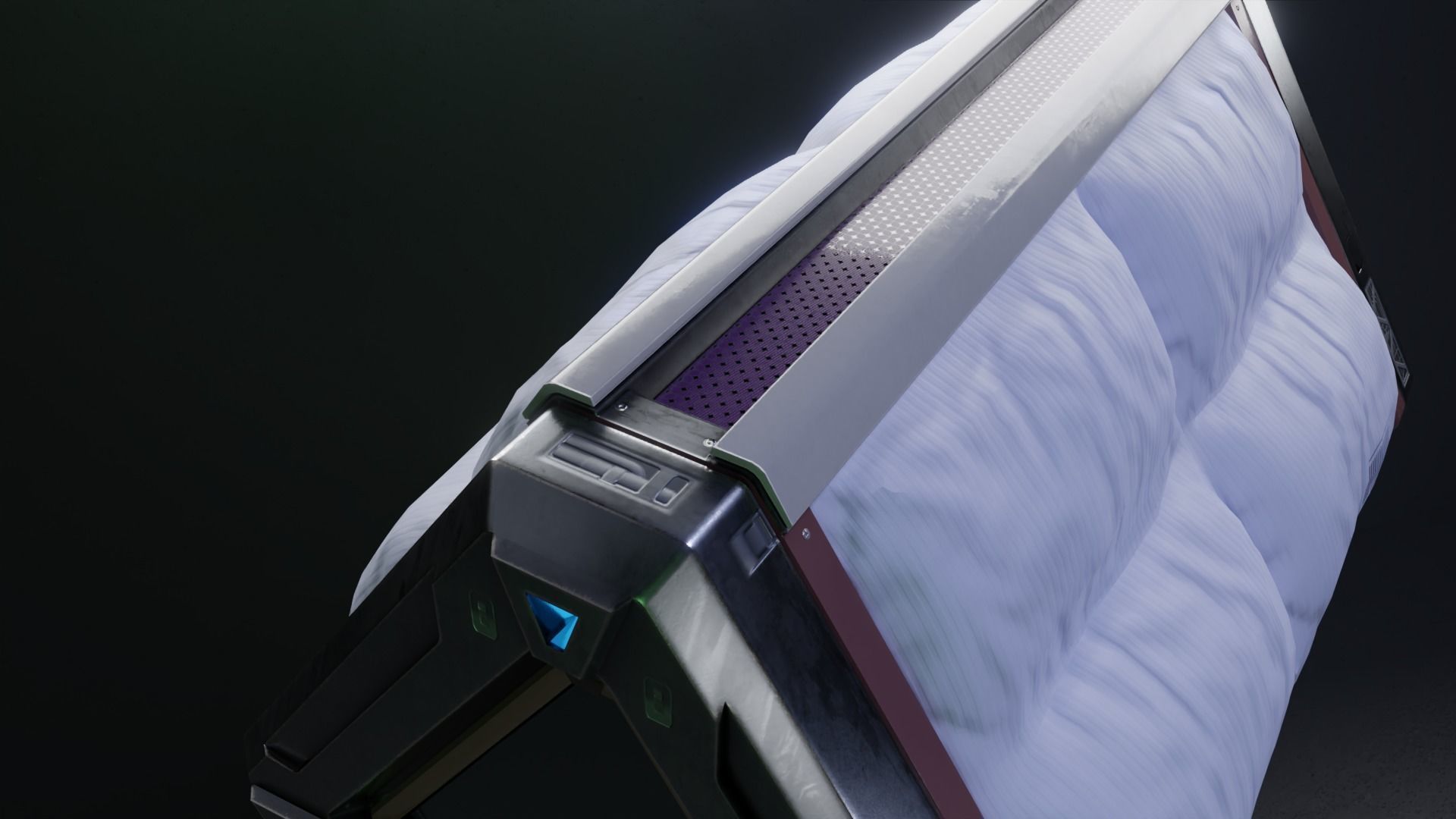 SciFi Prop Low-poly 3D model_8