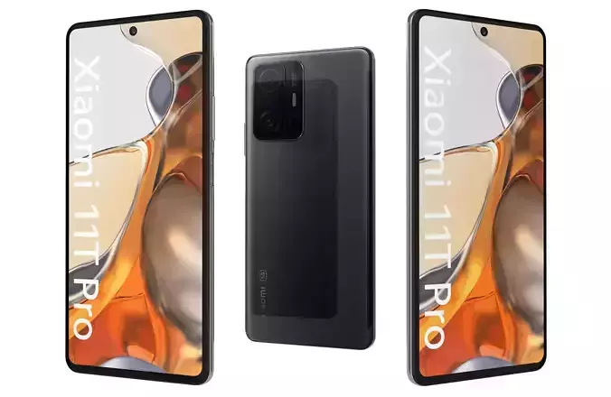 Xiaomi 11T Pro Meteorite Gray 3D model