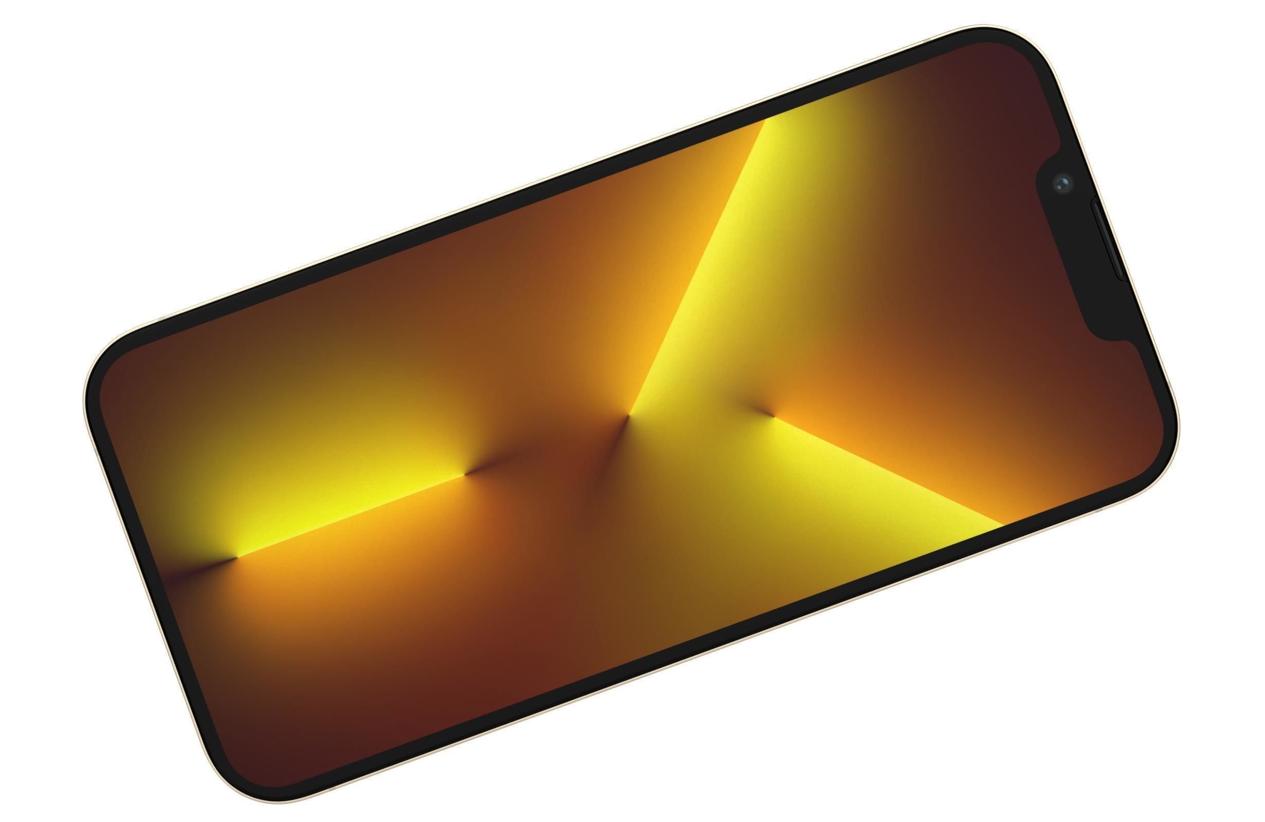 Apple iPhone 13 Pro Gold 3D model_10