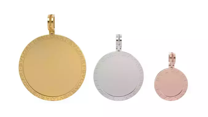 Picture pendant 1-2 inch N 55 3D print model