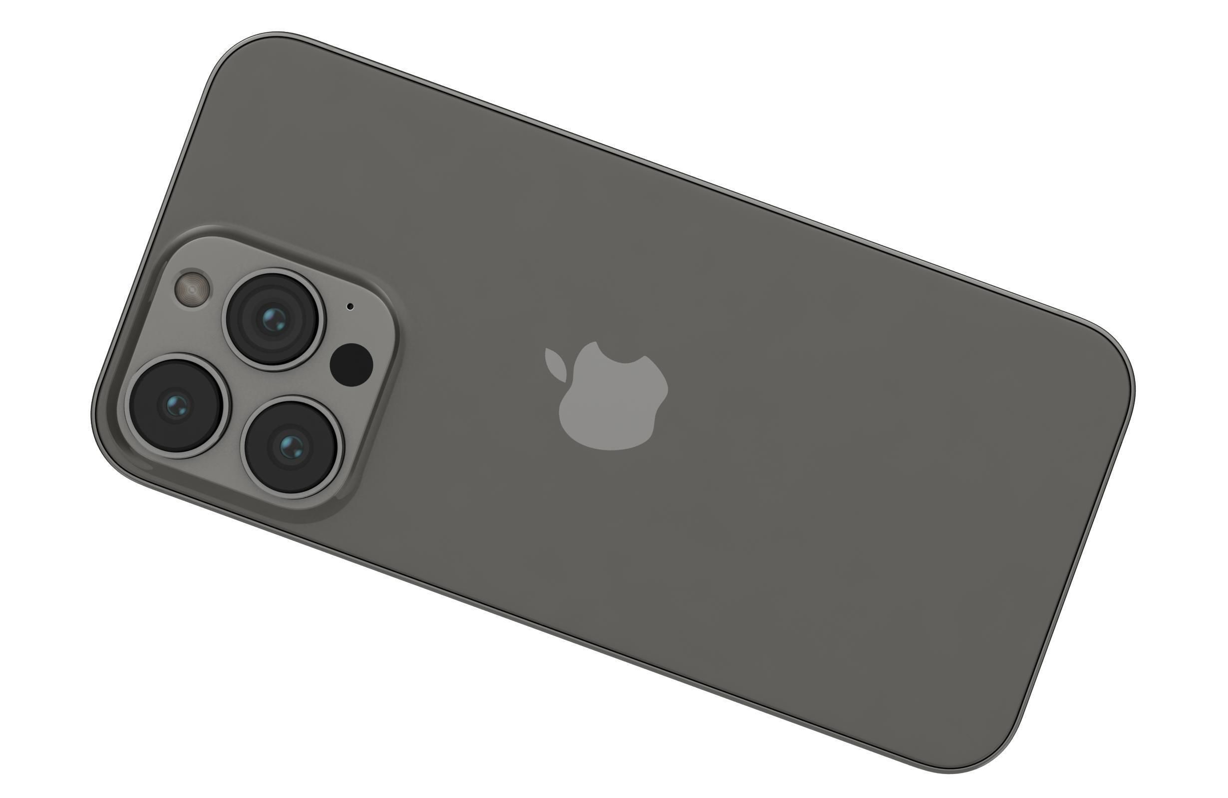 Apple iPhone 13 Pro Graphite 3D model_11