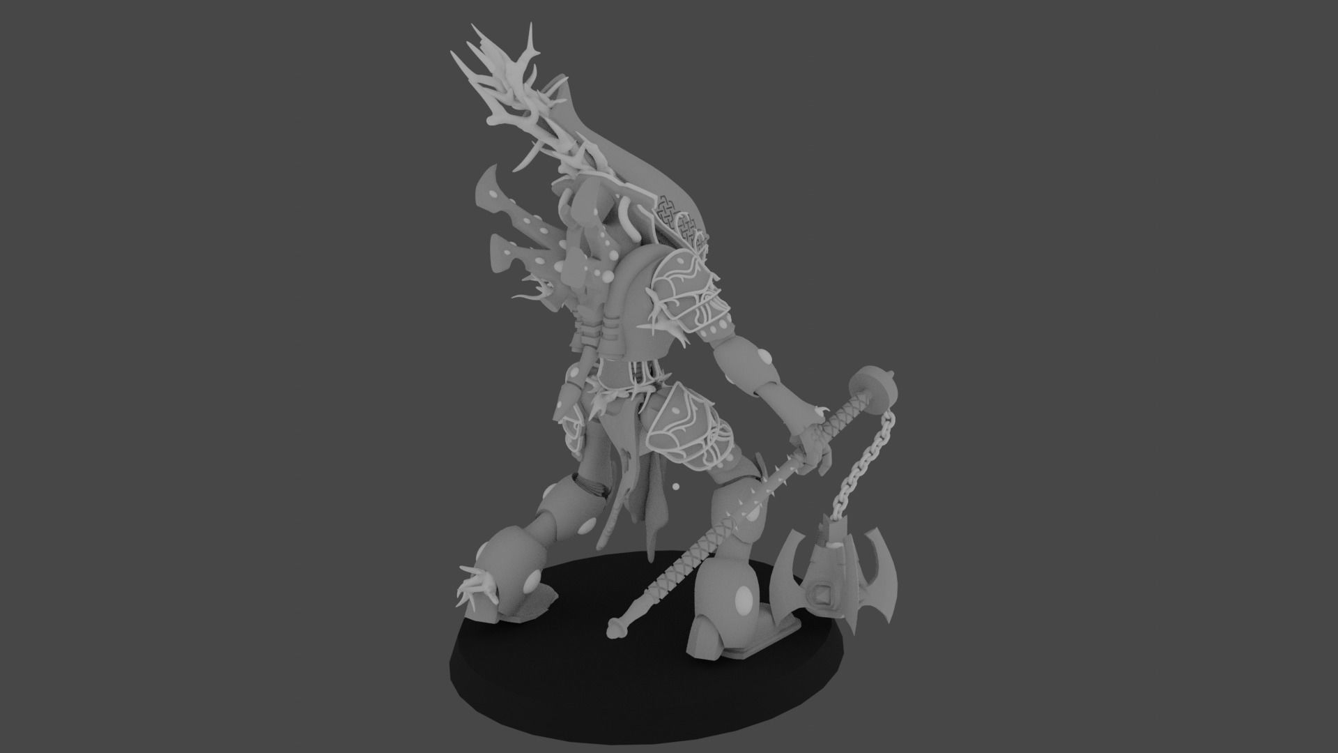 Wraith Bone Construct 3D print model_5
