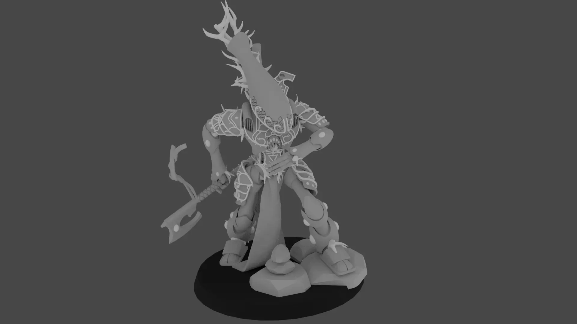 Wraith Bone Construct 3D print model_0
