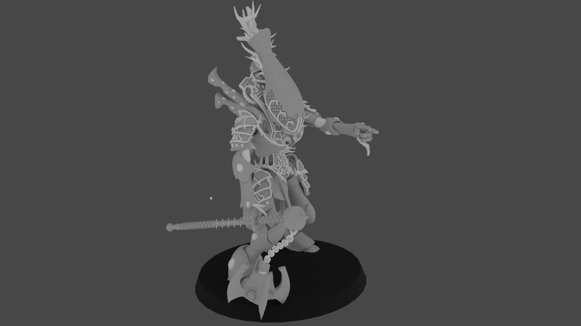 Wraith Bone Construct 3D print model_4