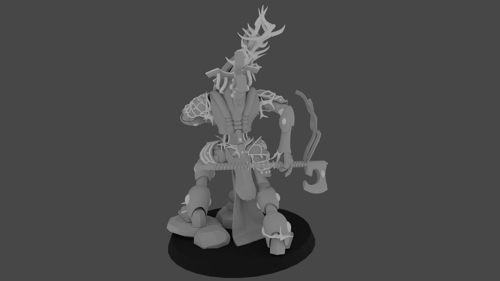 Wraith Bone Construct 3D print model_1