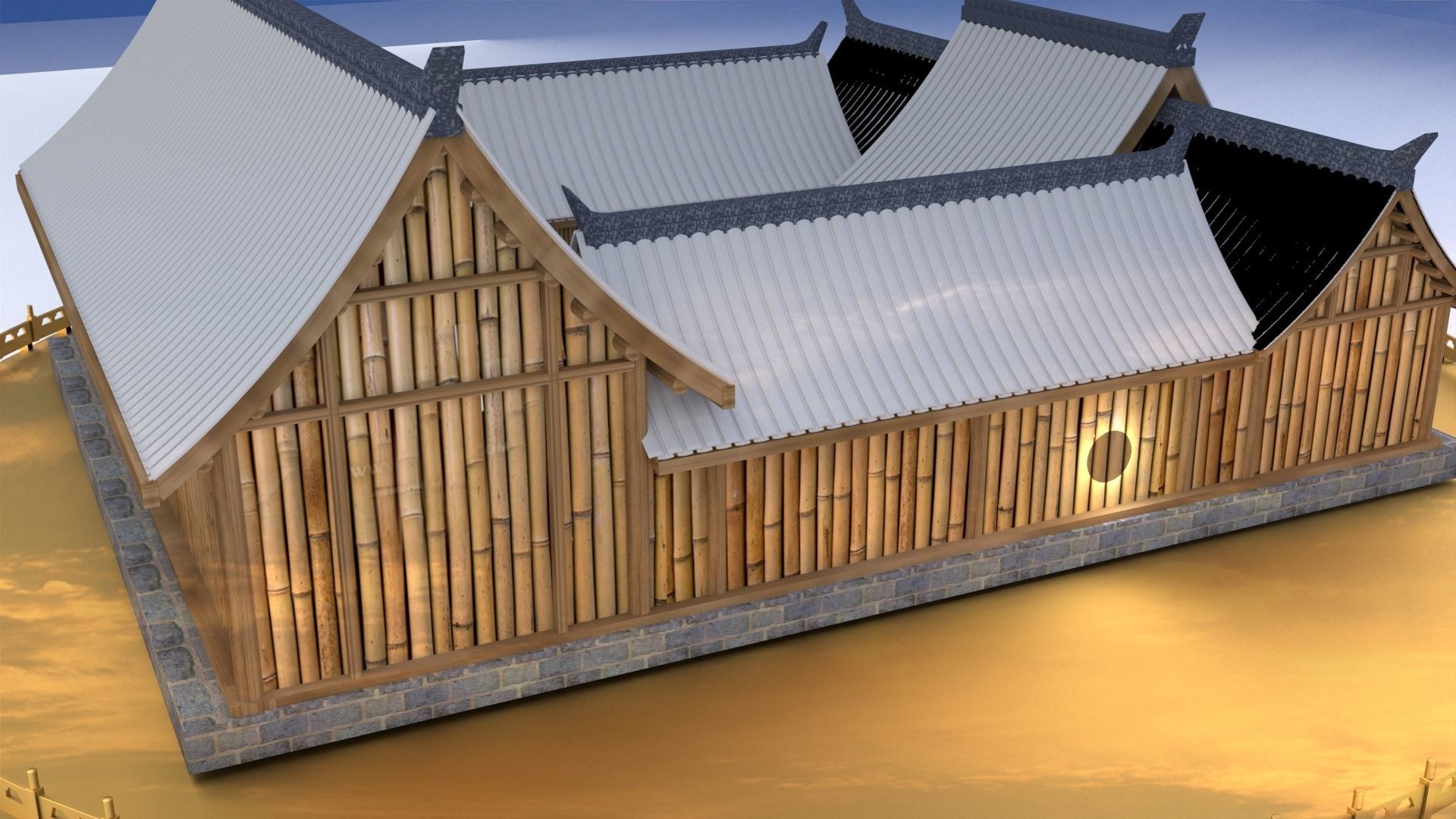 Chinese ancient  house   3D model_2