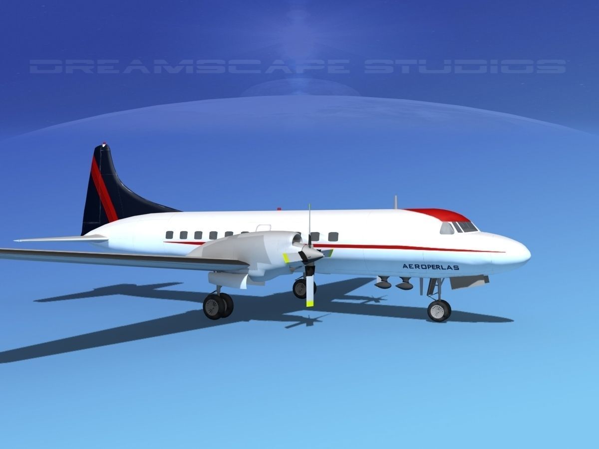 Convair CV-580 Aeroperlas 3D model_3