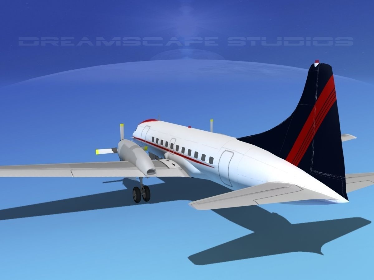 Convair CV-580 Aeroperlas 3D model_7