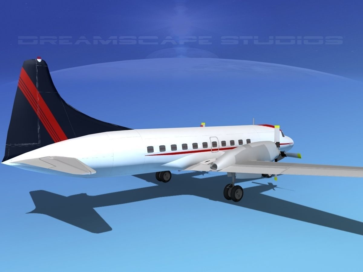 Convair CV-580 Aeroperlas 3D model_5