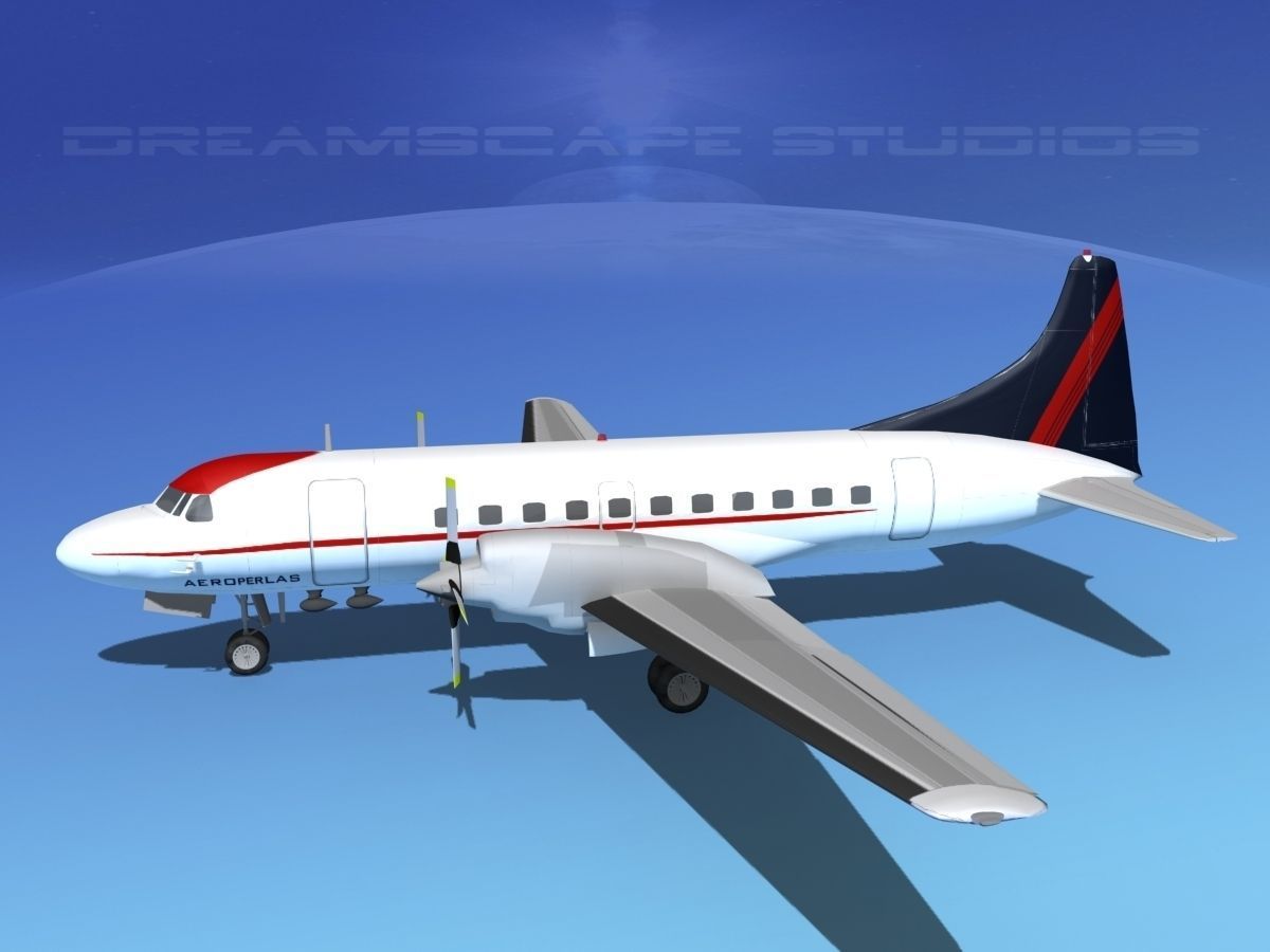 Convair CV-580 Aeroperlas 3D model_9