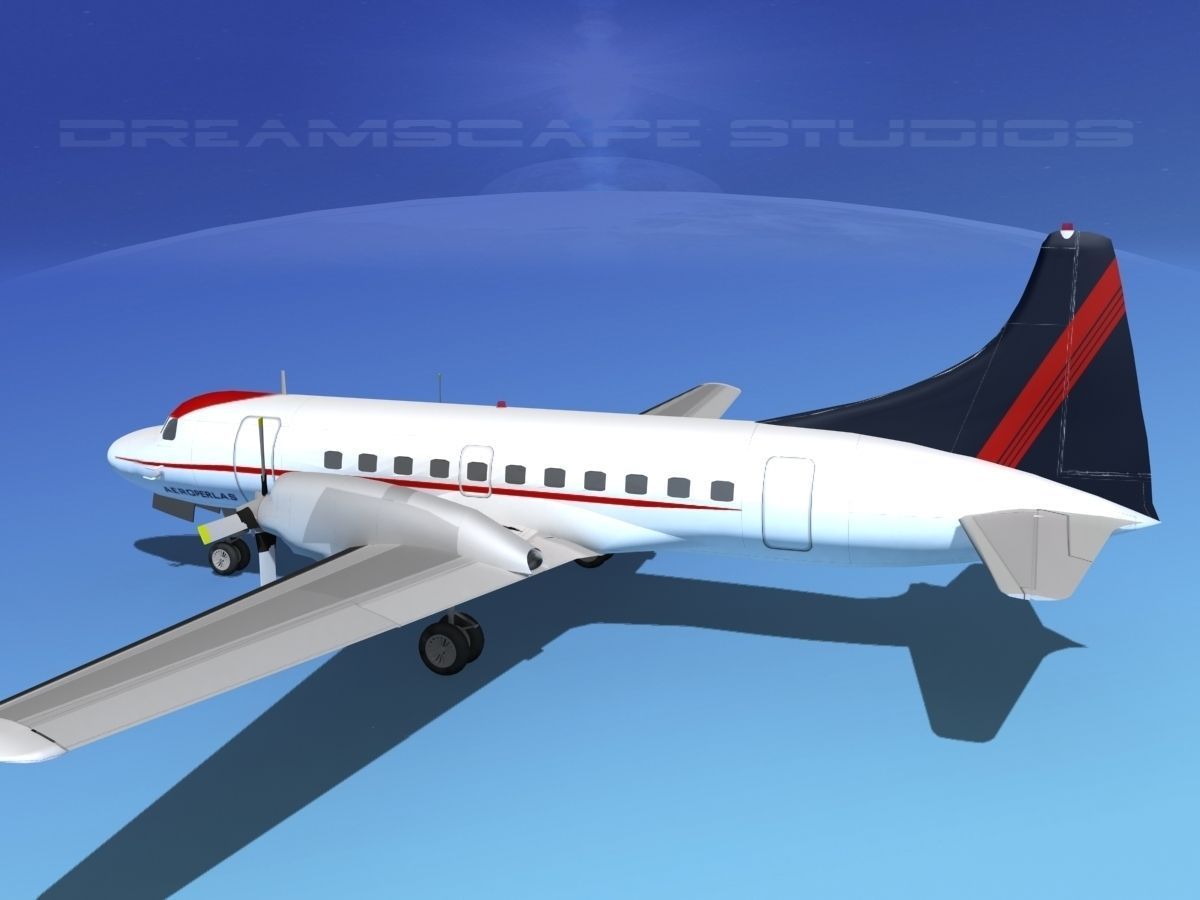 Convair CV-580 Aeroperlas 3D model_8