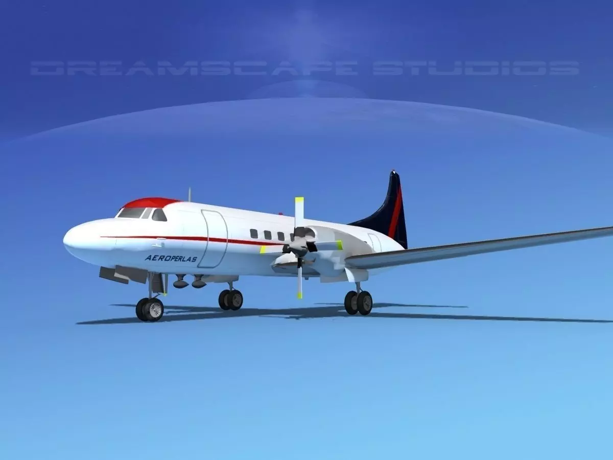 Convair CV-580 Aeroperlas 3D model_0